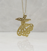 Gold Plated Silver Sama Dance Long Necklace
