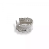 Silver Chunky Adjustable Ring, Open Ring