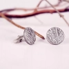 Silver Vintage Qajar Coin Cufflinks