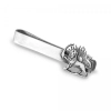 Silver Lion and Sun Tie Bar
