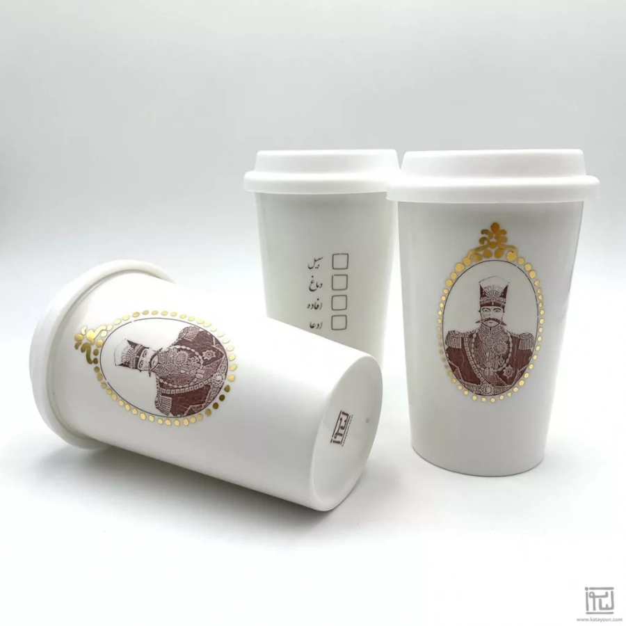 Qajar Coffee Cup- Double Wall Thermal