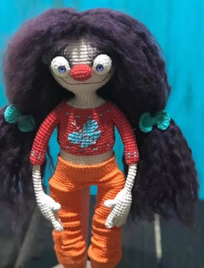Handmade Crochet Doll - Aroosha