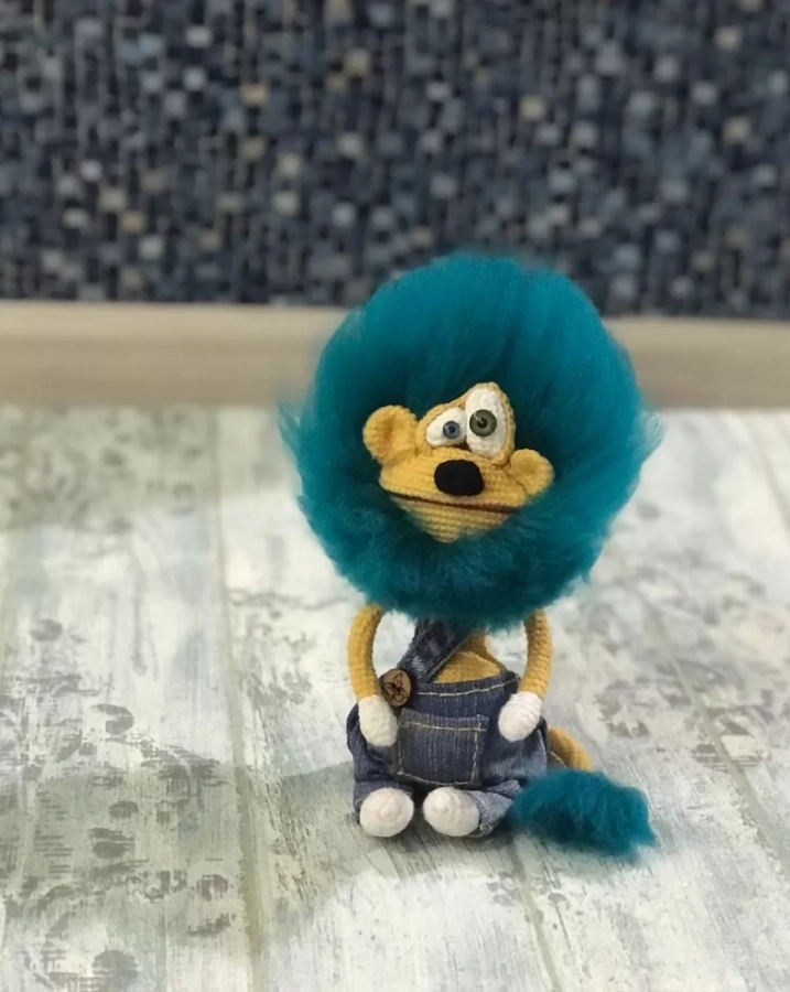 Handmade Crochet Doll - Mr Lion