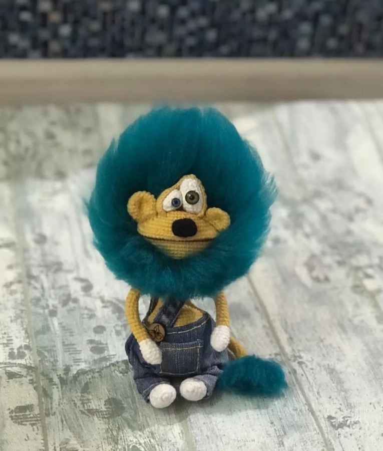 Handmade Crochet Doll - Mr Lion