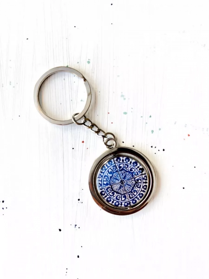 Personalized Double Side Custom Key ring - Photo Key chain- Sogand