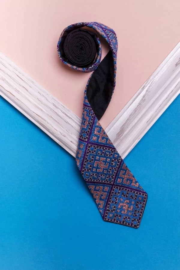 Baloochi Handmade Needlework, Cygnus Tie