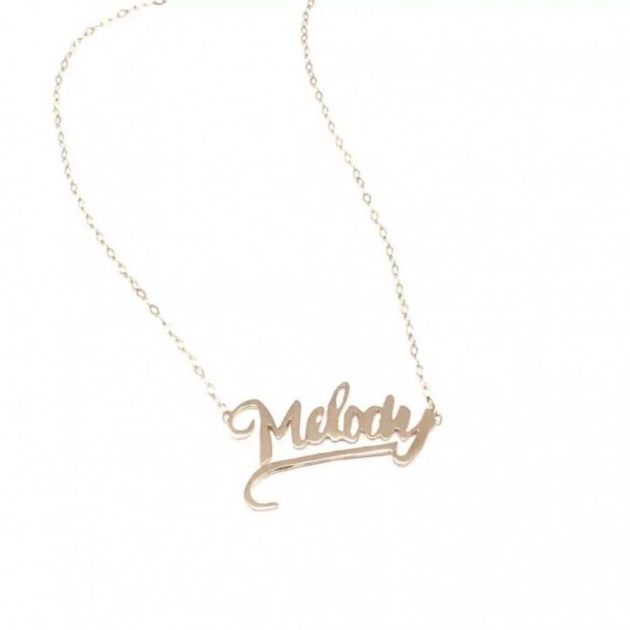 Handmade Custom Necklace - Choose A Name And Material