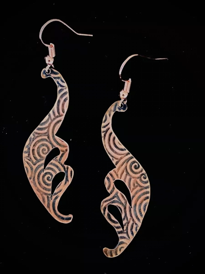Copper Earrings -1