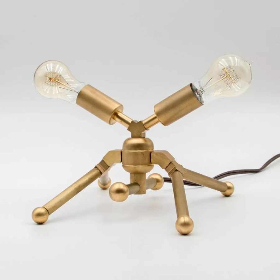 Brass Unique Gold Table Lamp 