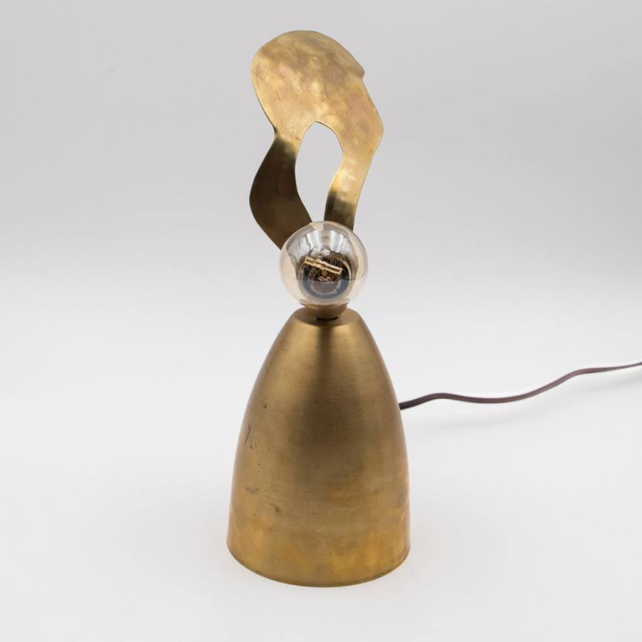 Brass Unique Gold Single Table Lamp 