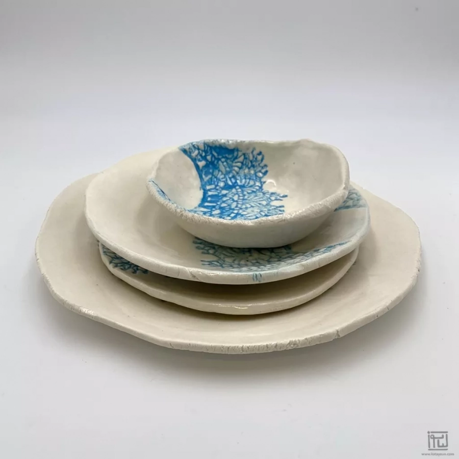 Gramma Lace Porcelain Dishes - Dinnerware