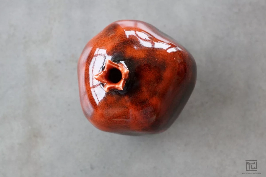 Pomegranates- Red Glaze