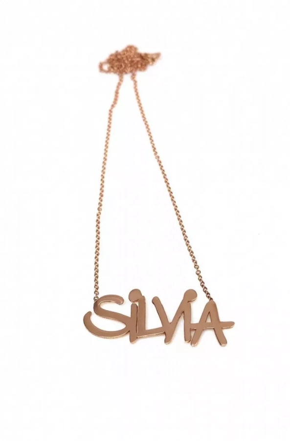 Personalized English Name Necklace -choose Your Name And Material
