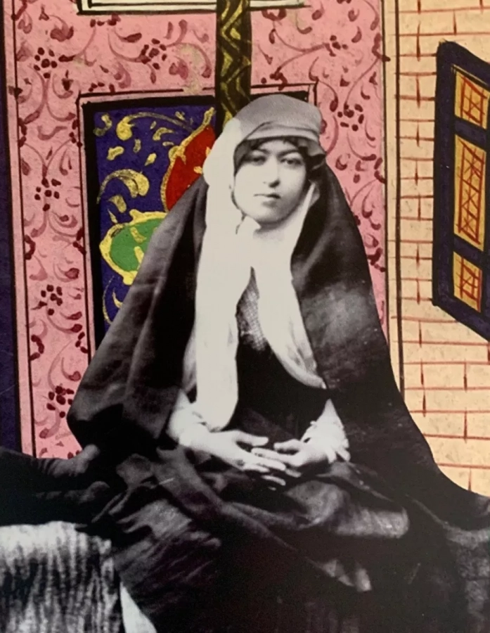 Qajar Women on a Miniature Background II