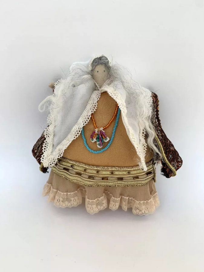 Khanjoon With Tehmeh Coat Handmade Doll