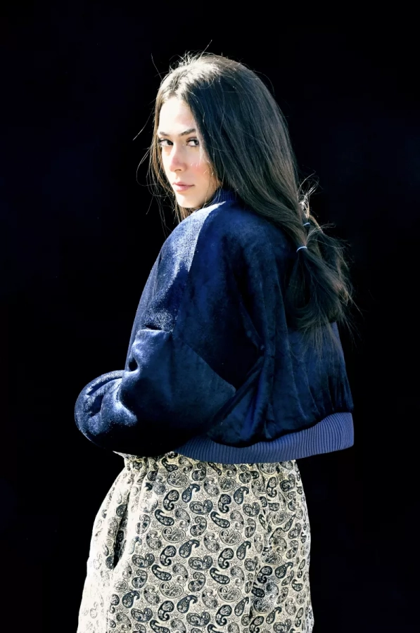 Persian Inspired Handmade Double Sided Silk Velvet Jacket & Shorts