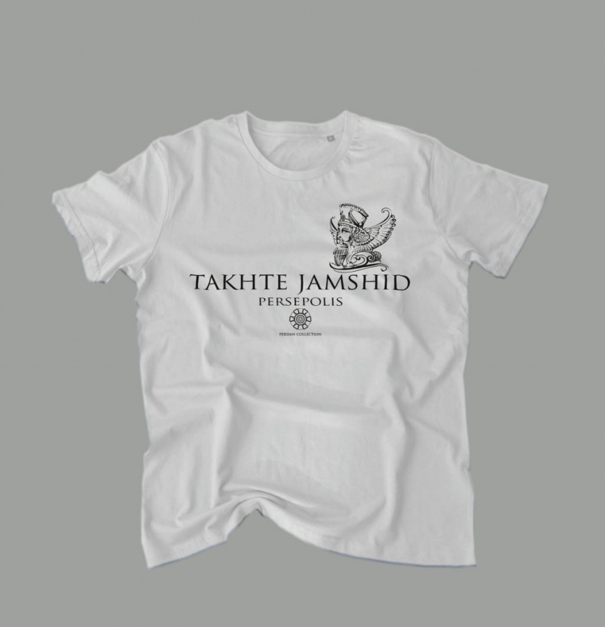 Persian Designs On Our Own 100% Organic T Shirts, Shahzade Takhte Jam