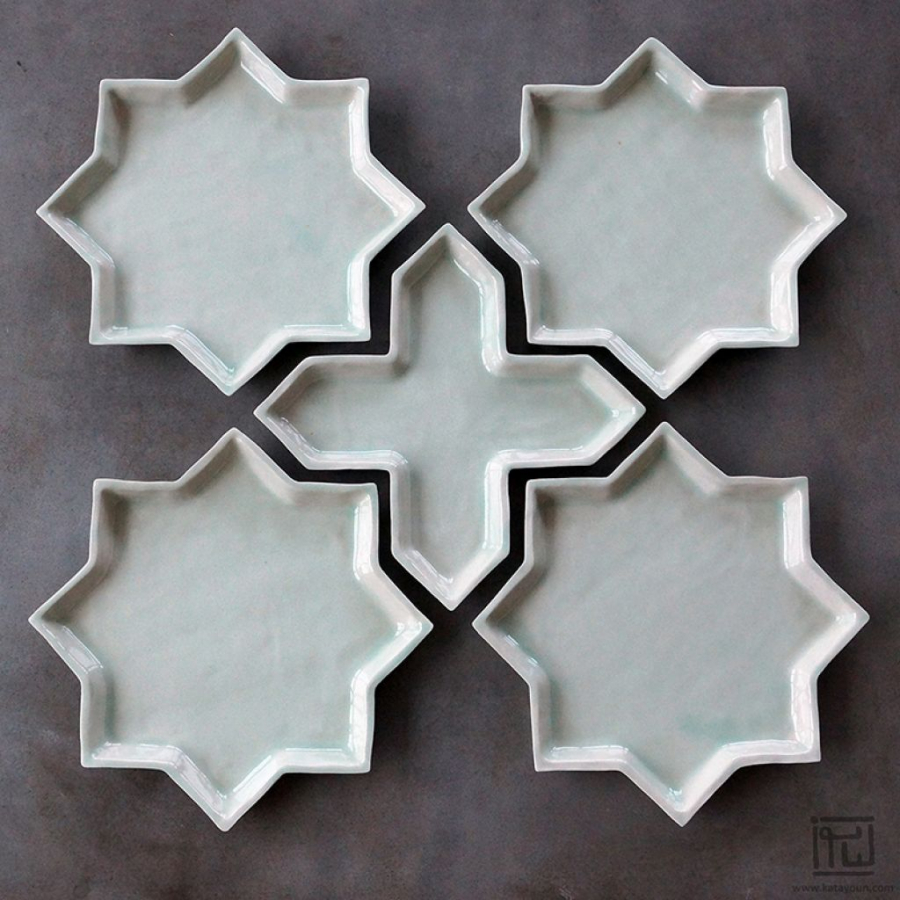 Persian Tile Dishes- Haft Seen or Dinnerware