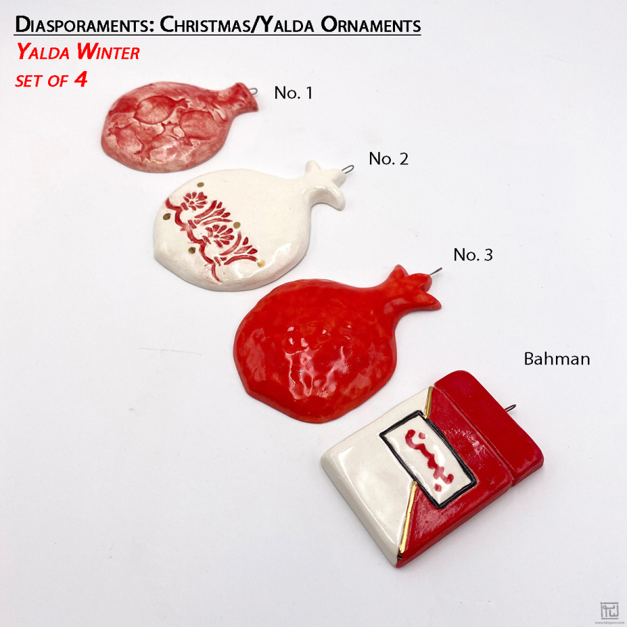 Diasporaments – Christmas/Yalda Tree Ornaments 