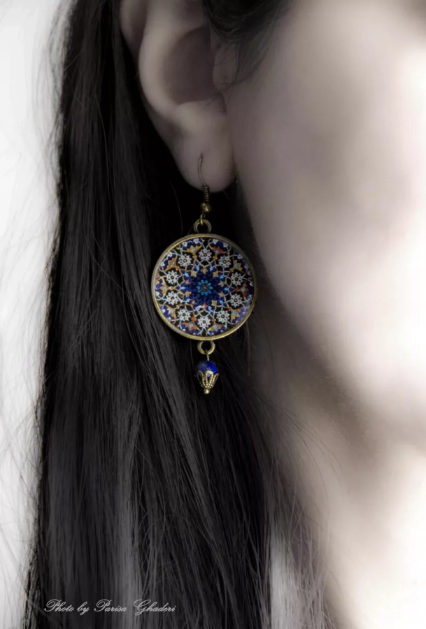 Persian Kashan Homa Earrings