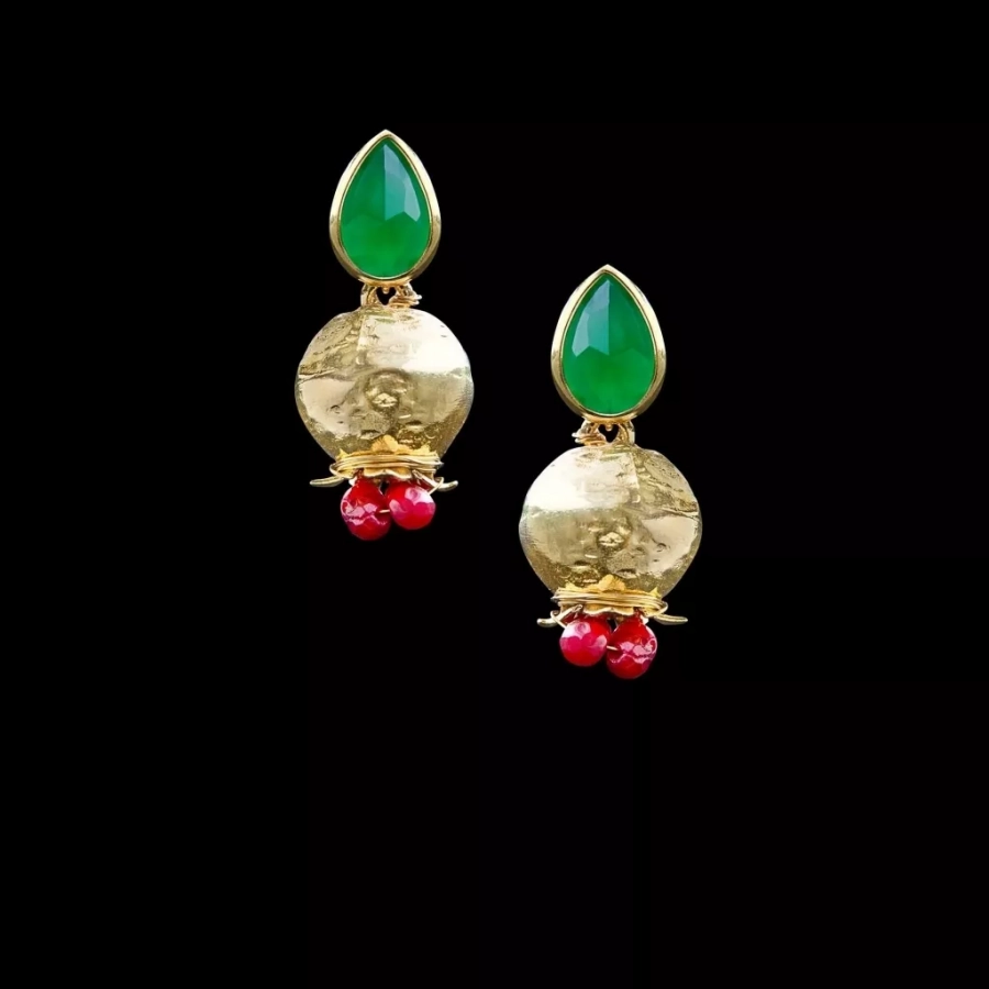 Persian Pomegranate Earrings/anar