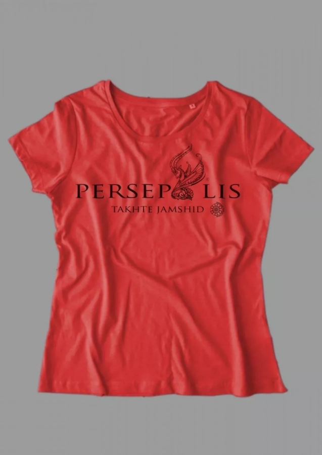 Persian Designs Cotton Women T Shirt, Shahbanu Perse