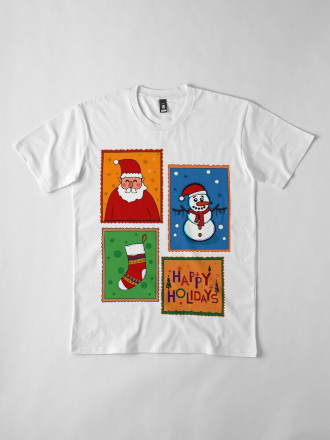 Christmas Snowman Unisex T-shirt In 3 Colors