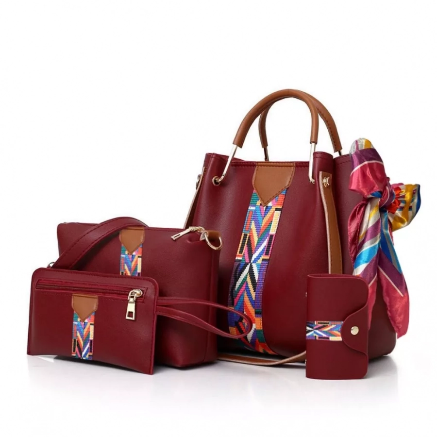 Woman’s Handbags Leather Set