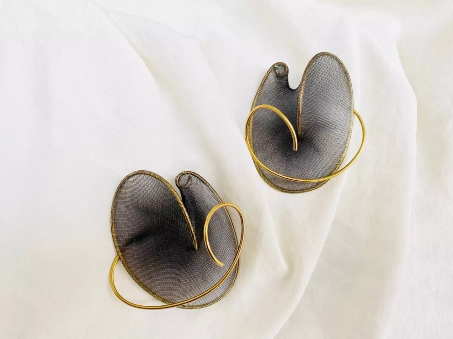 Sustainable Handmade Brass Ballet Earrings