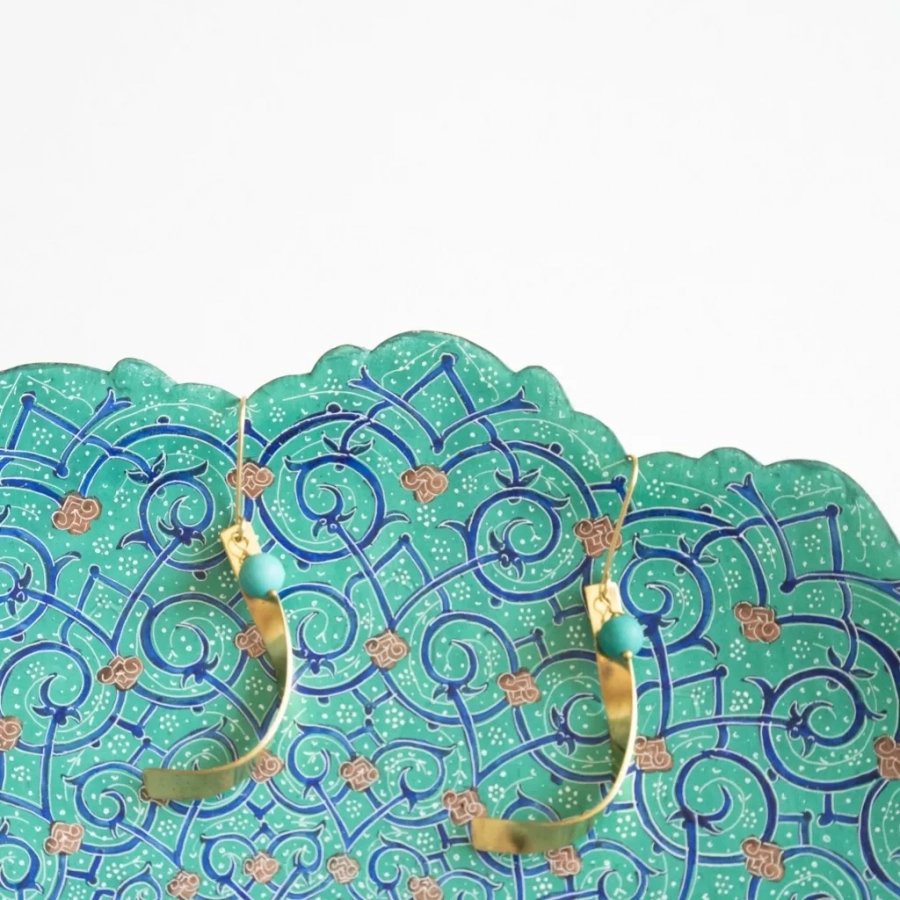 Mashi Turquoise Howlite Earrings