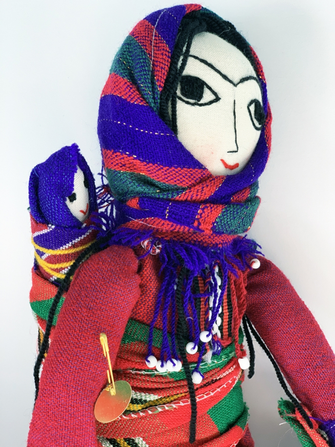 Khatoon With Her Child And Boghcheh From Northern Iran