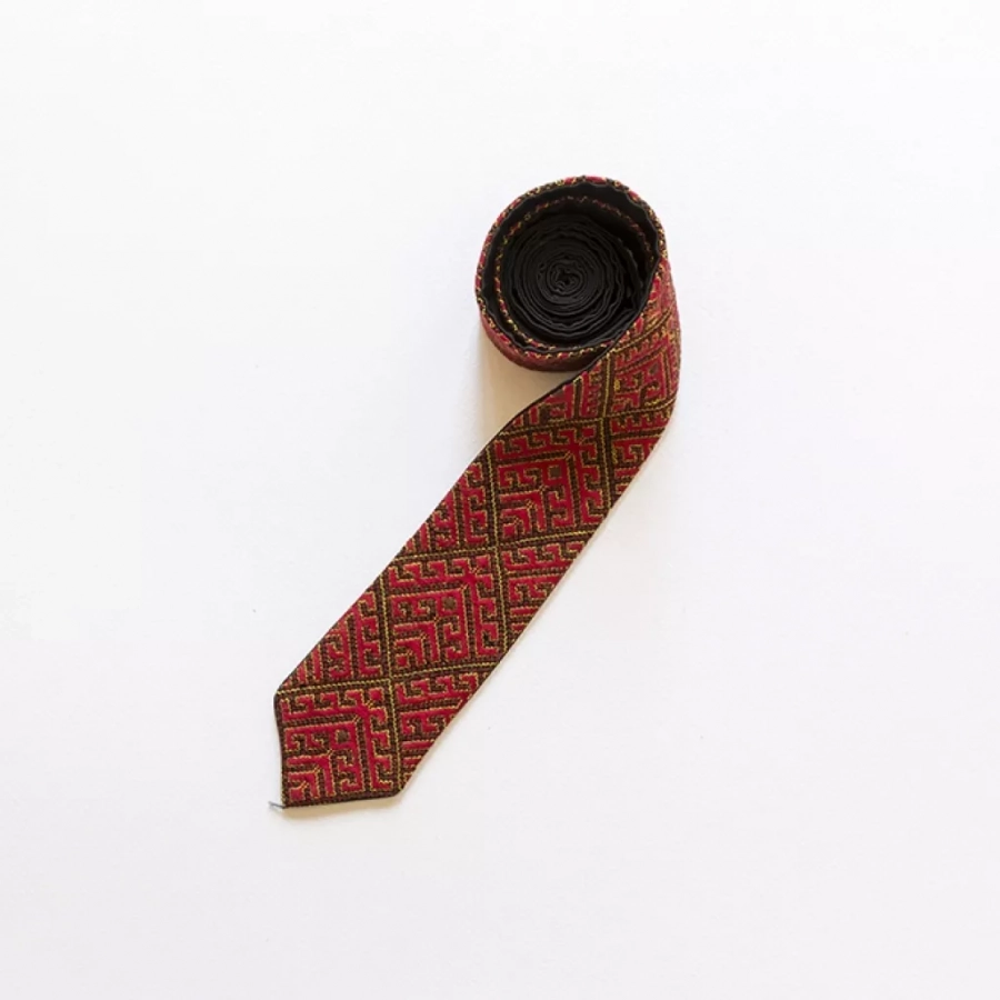 Baloochi Handmade Needlework Tie, Flare