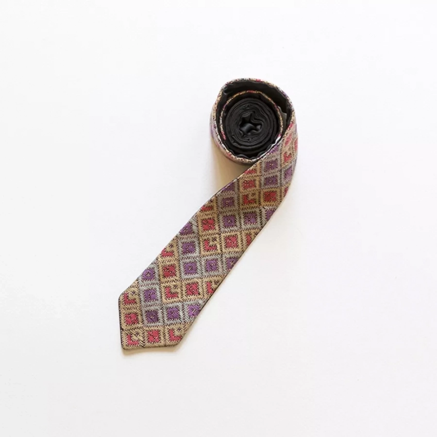 Baloochi Handmade Needlework, Verbena Tie