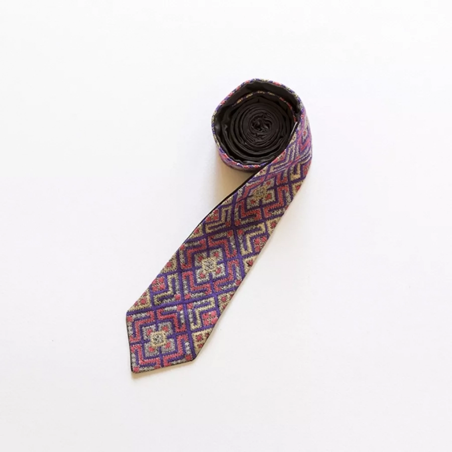 Baloochi Handmade Needlework, Lupin Tie
