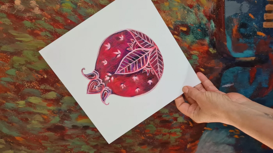 Pomegranate Art  Print