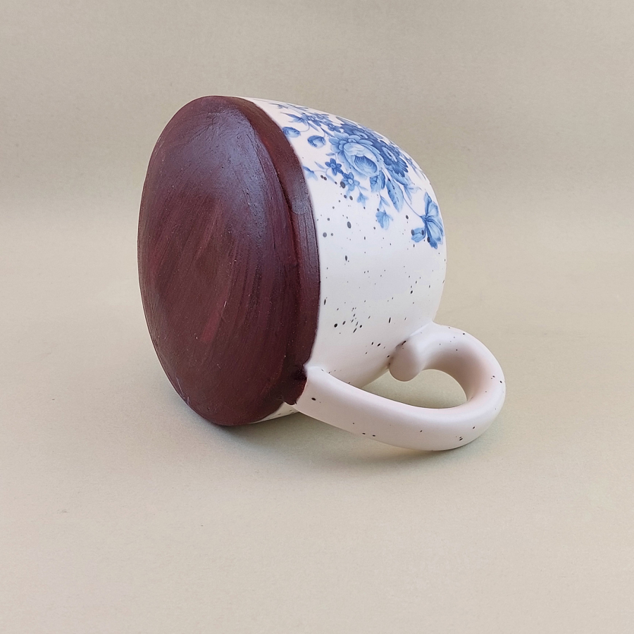 Pottery Mug, 16 oz, Drinking glass, Coffee Mug, Handmade Ceramic Mug, Pottery Handmade Mug, Housewarming Gift, Cobalt