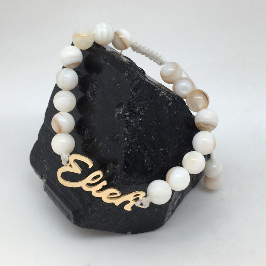 Custom made bracelet with stones