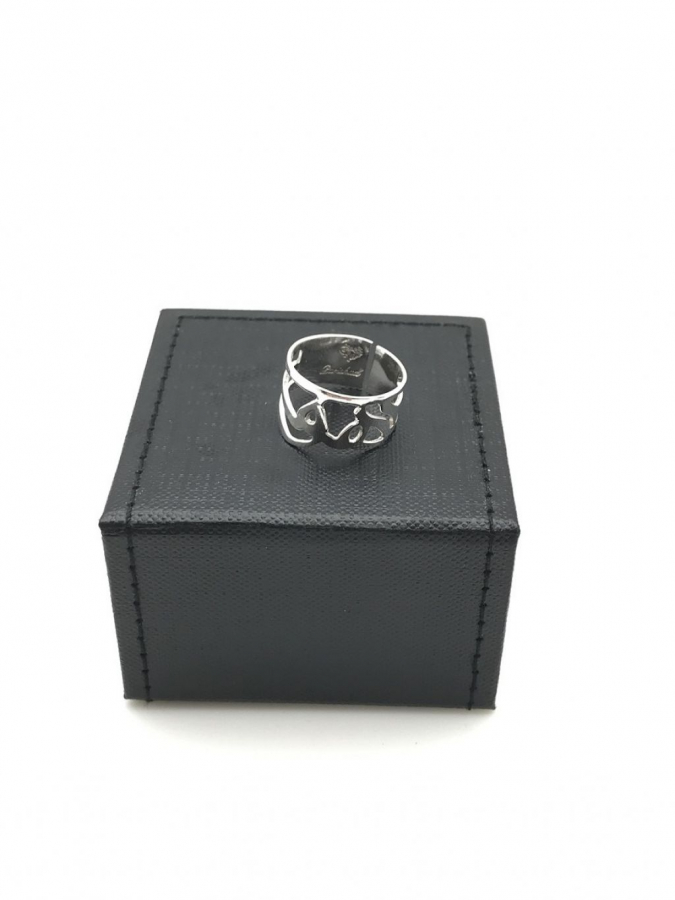 Custom made silver Ring 