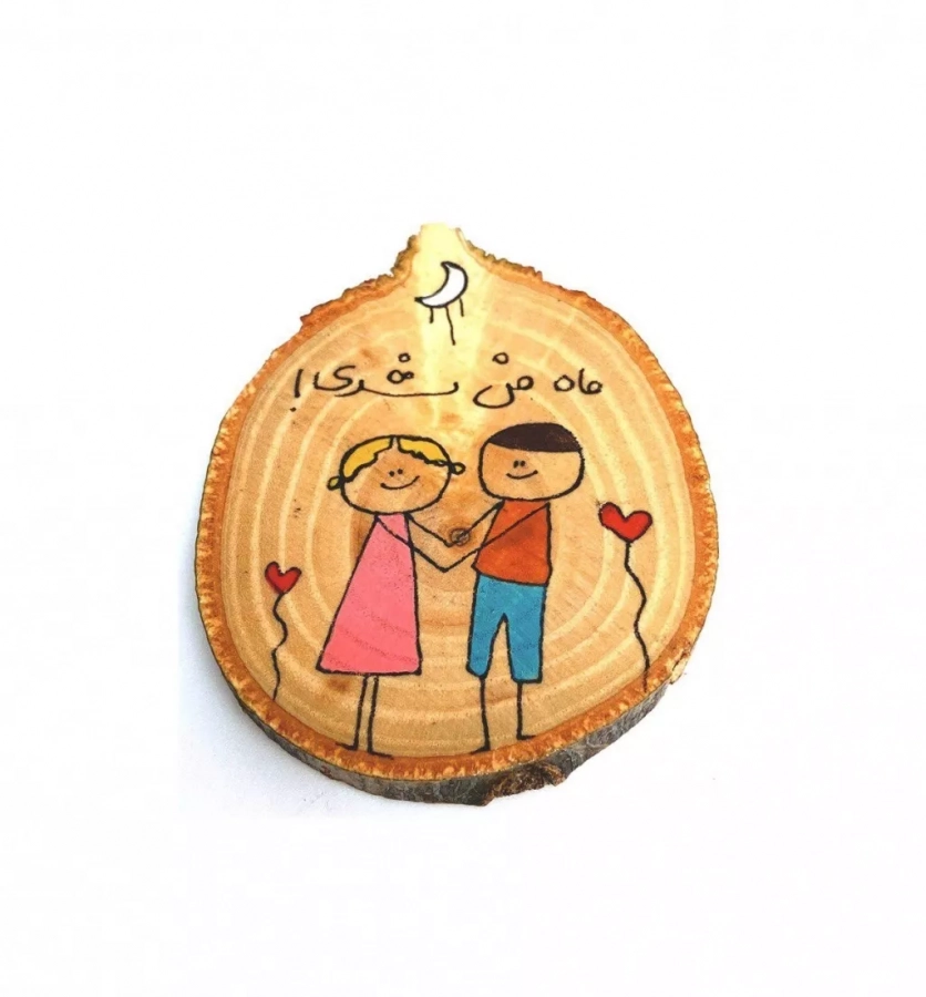 Wooden Handmade Persian Magnet 