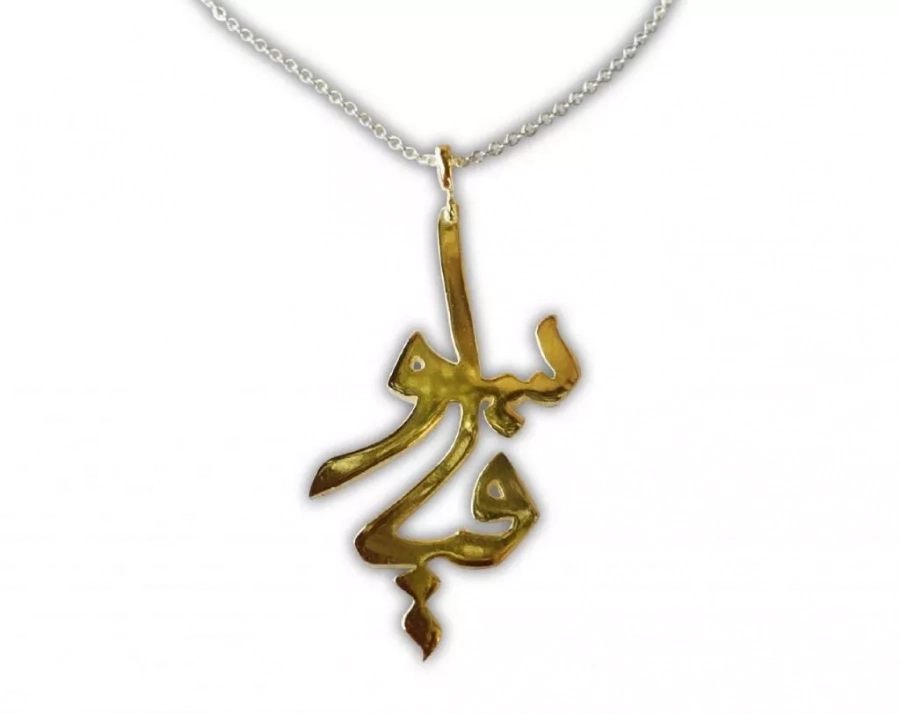 Custom handmade necklace with chain