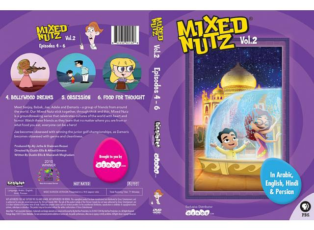 Persian and Arabic DVD FOR BILINGUAL KIDS Mixed Nuts VOL 2