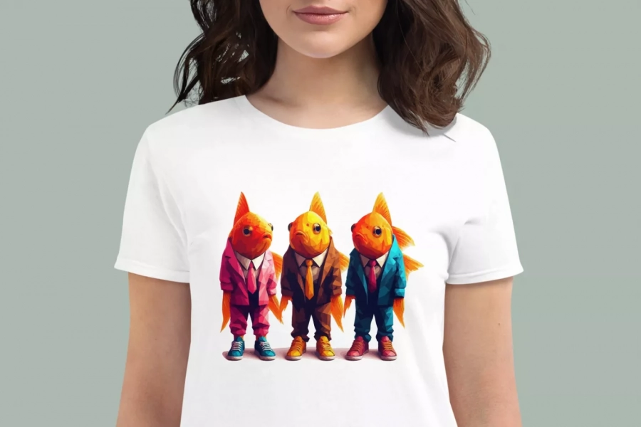 Goldfish Slim Fit Women's T-shirt