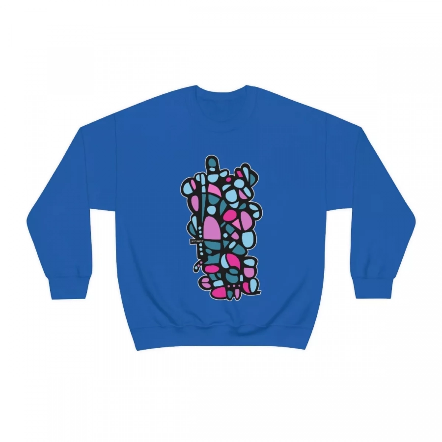 Farsi type pattern- Unisex Heavy Blend  Crewneck Sweatshirt