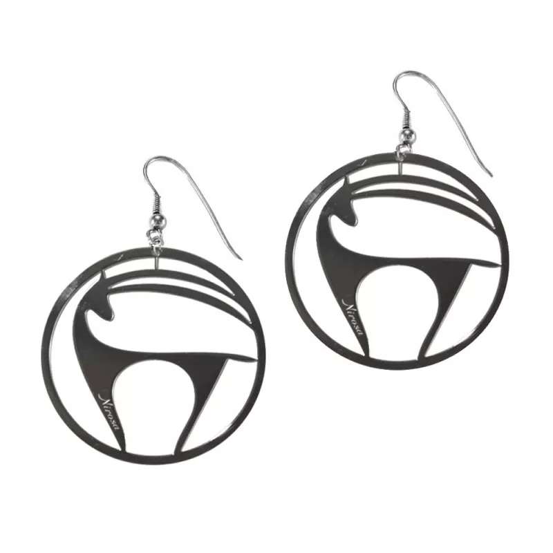 Ghazaal earrings persian symbol earrings