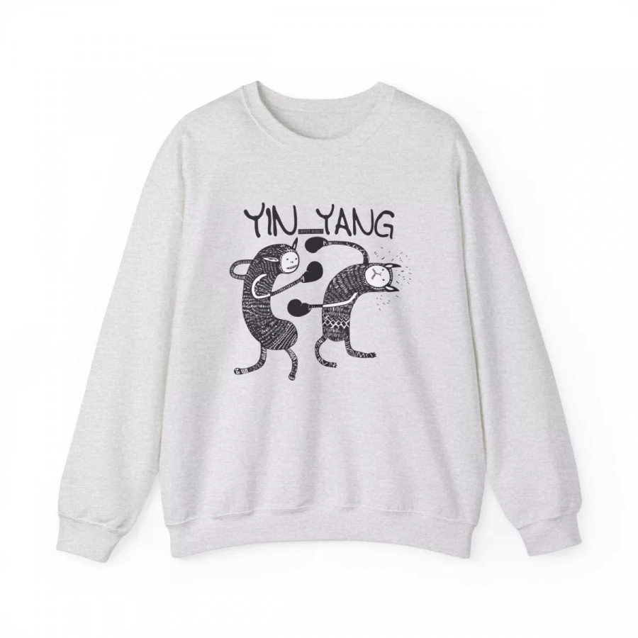 yin yang-  unisex Crewneck Sweatshirt