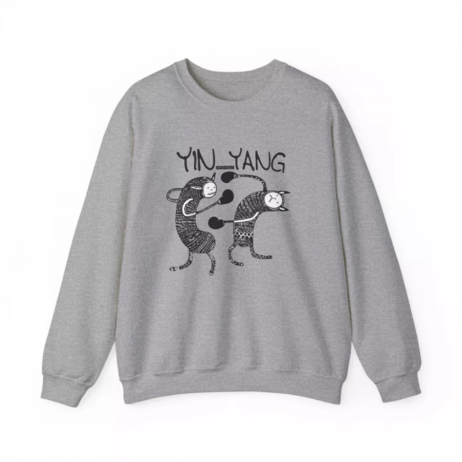 yin yang-  unisex Crewneck Sweatshirt