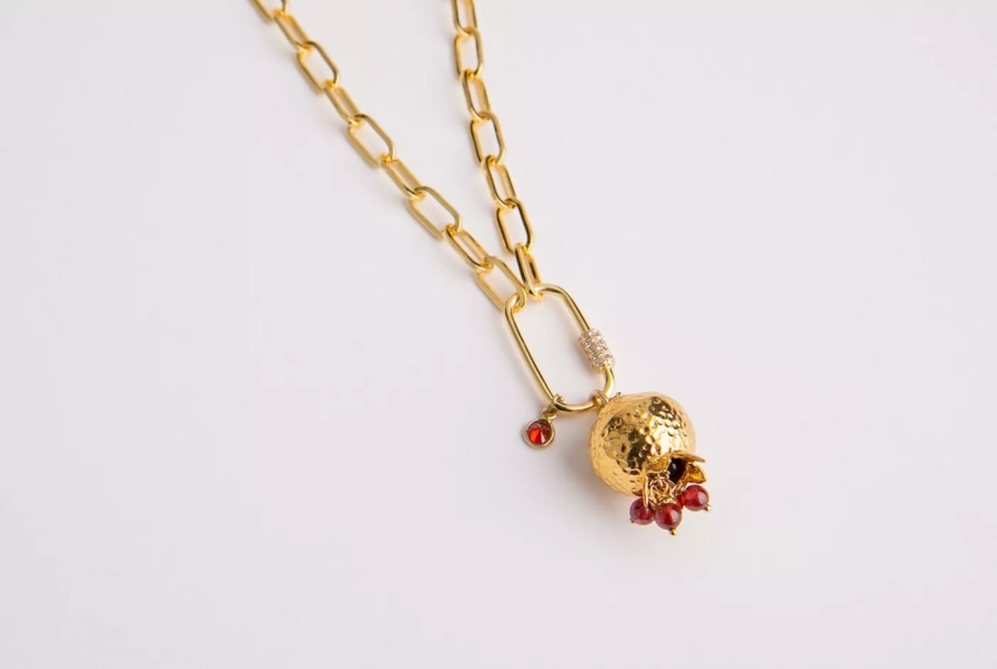 Pomegranate  Necklace yalda jewelry