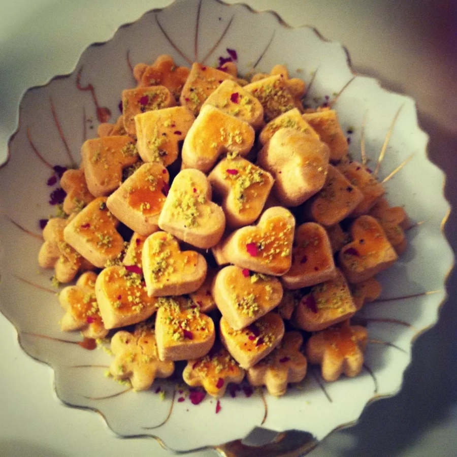 Homemade Persian Sweets Nan Nokhodchi
