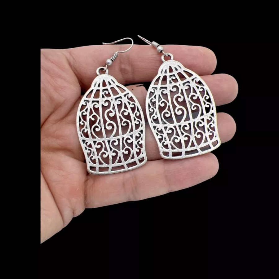 Cage earrings