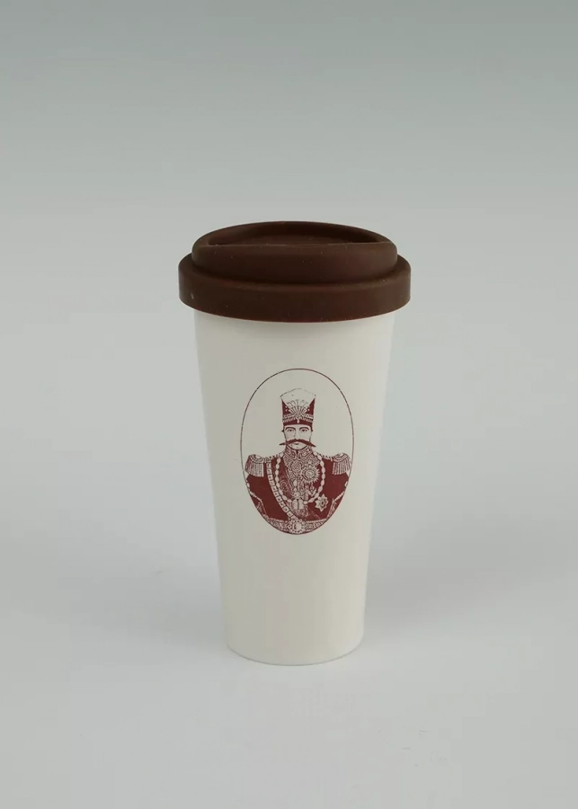 HauteTea Qajar Coffee Cup- Medium & Sepia